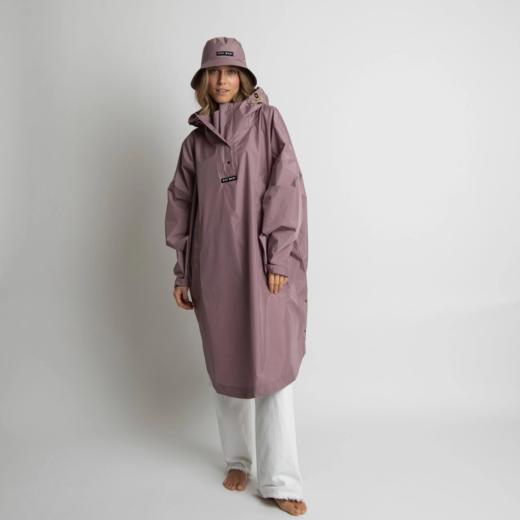 Raincoat „Solid Ash Plum"