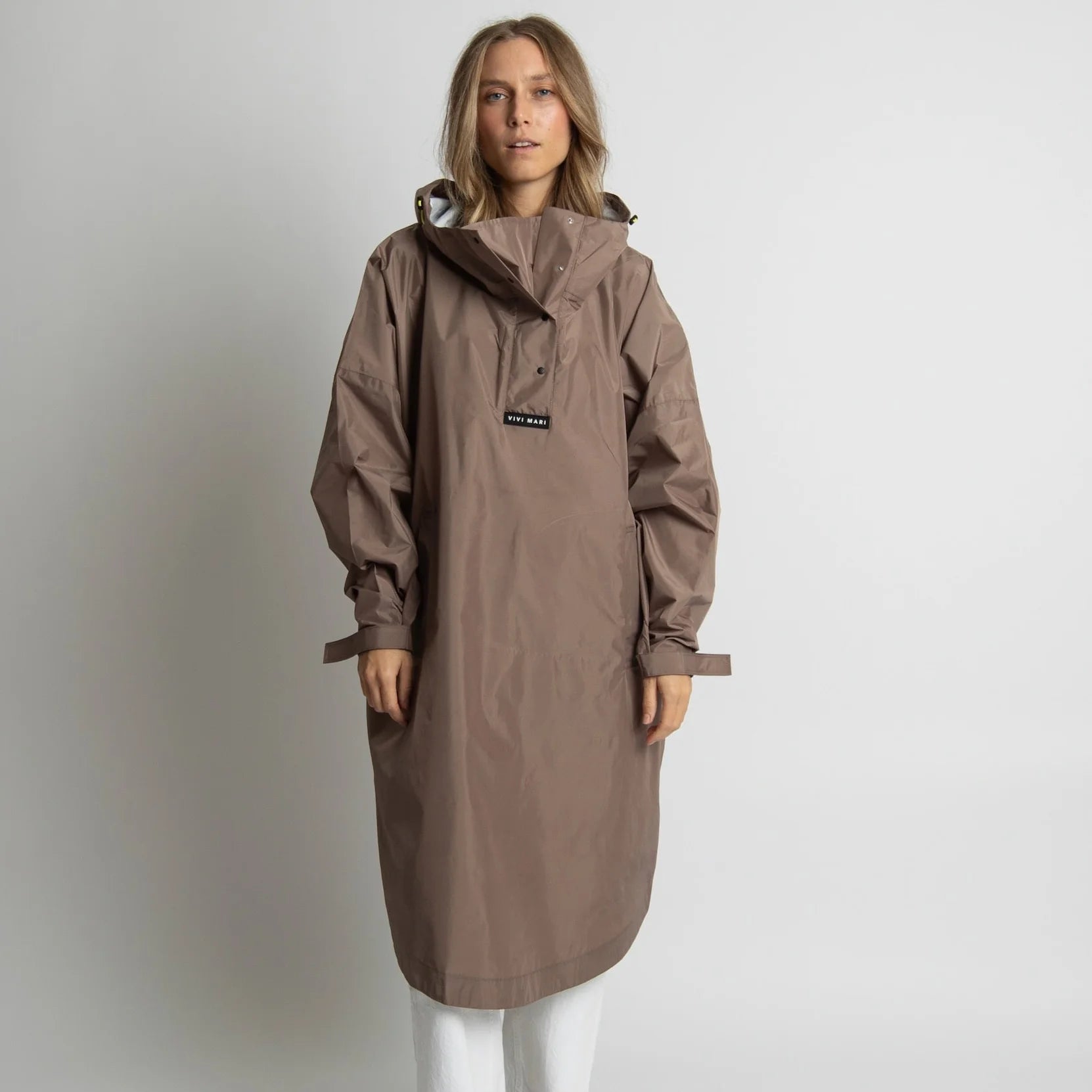 Raincoat „Solid dark mushroom"