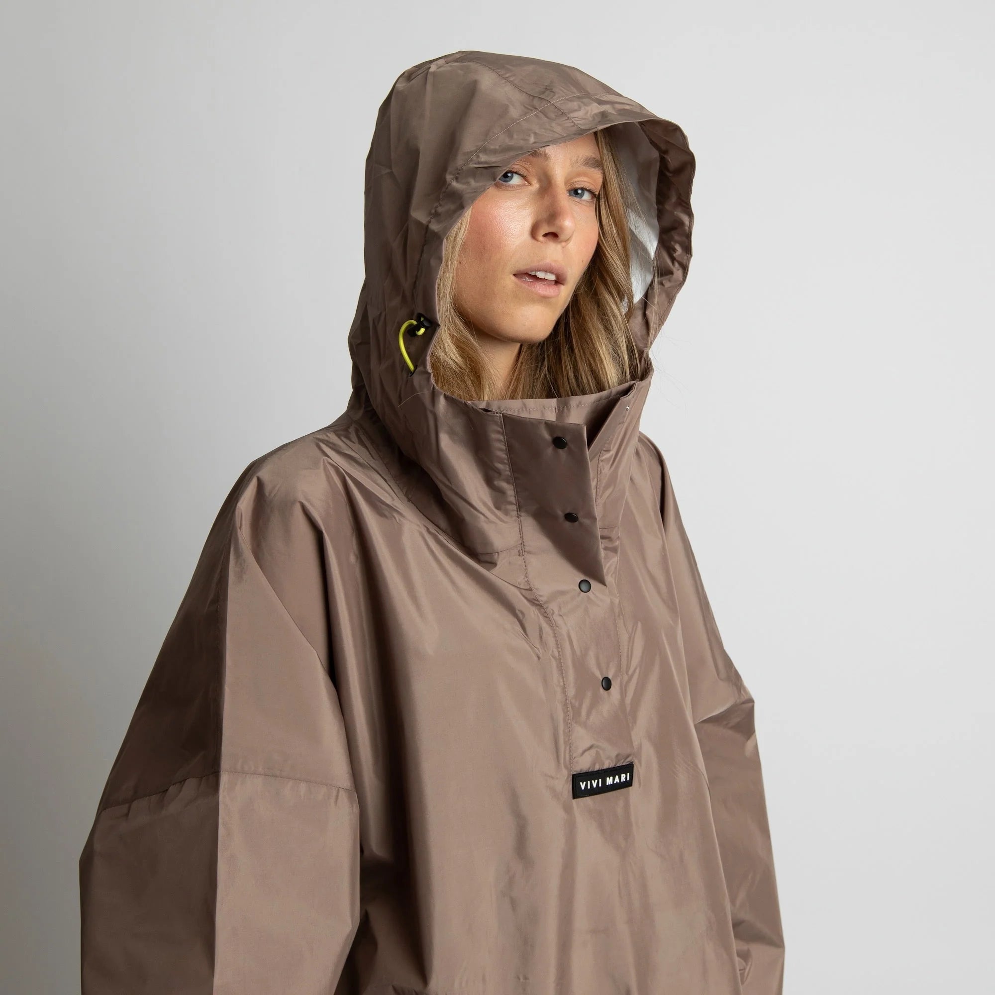 Raincoat „Solid dark mushroom"