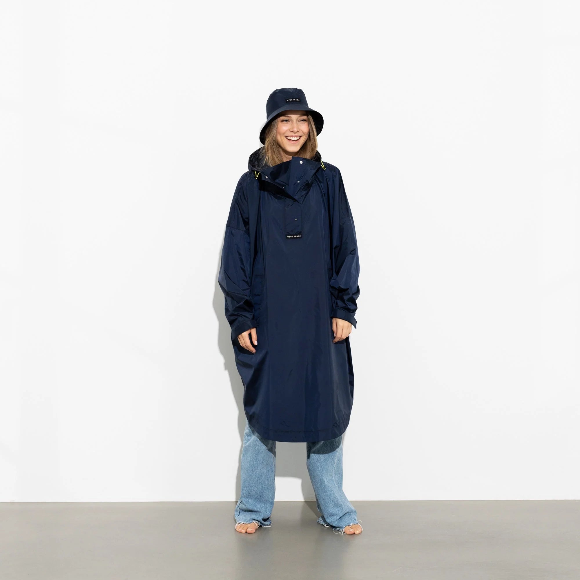 Raincoat „Solid Navy"