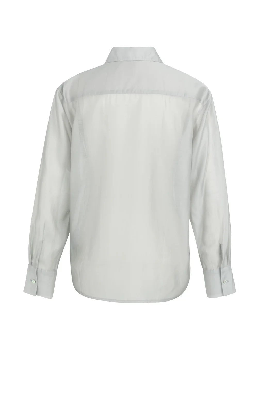 Durchsichtige Bluse mit Brusttaschen