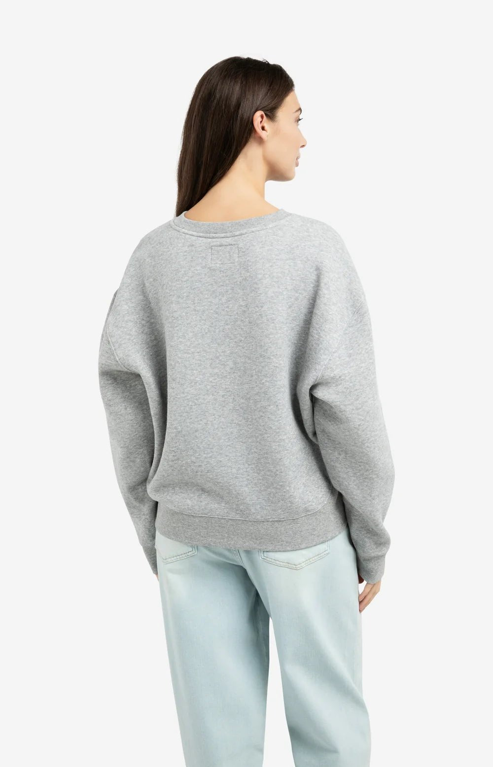 Weicher Pullover mit kunstvoller Aufschrift - iron grey - Dein Lieblingsladen Concept