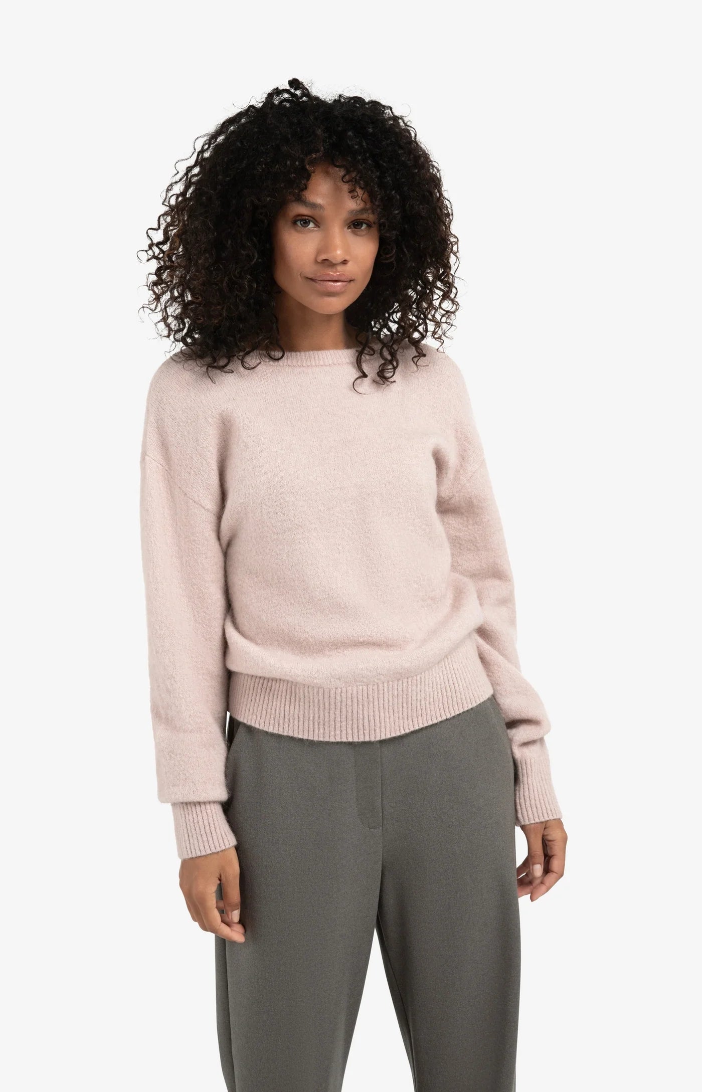 Weicher Pullover mit V-Ausschnitt