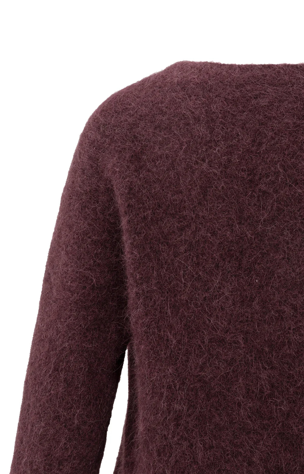 Weicher Pullover mit V-Ausschnitt-fudge purple