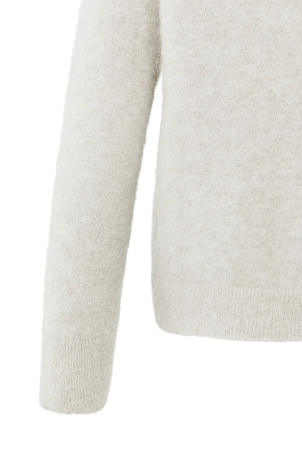 Weicher Pullover mit V-Ausschnitt-cloud grey