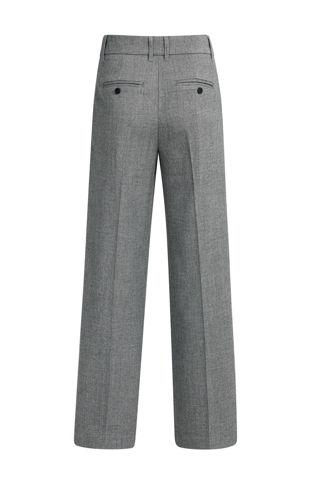 Weiche gewebte Hose mit weitem Bein