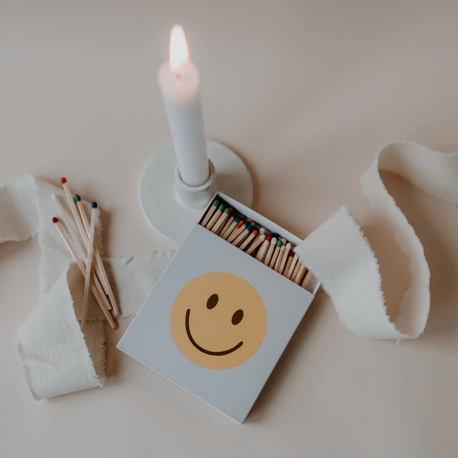 Streichhölzer „Be Happy"