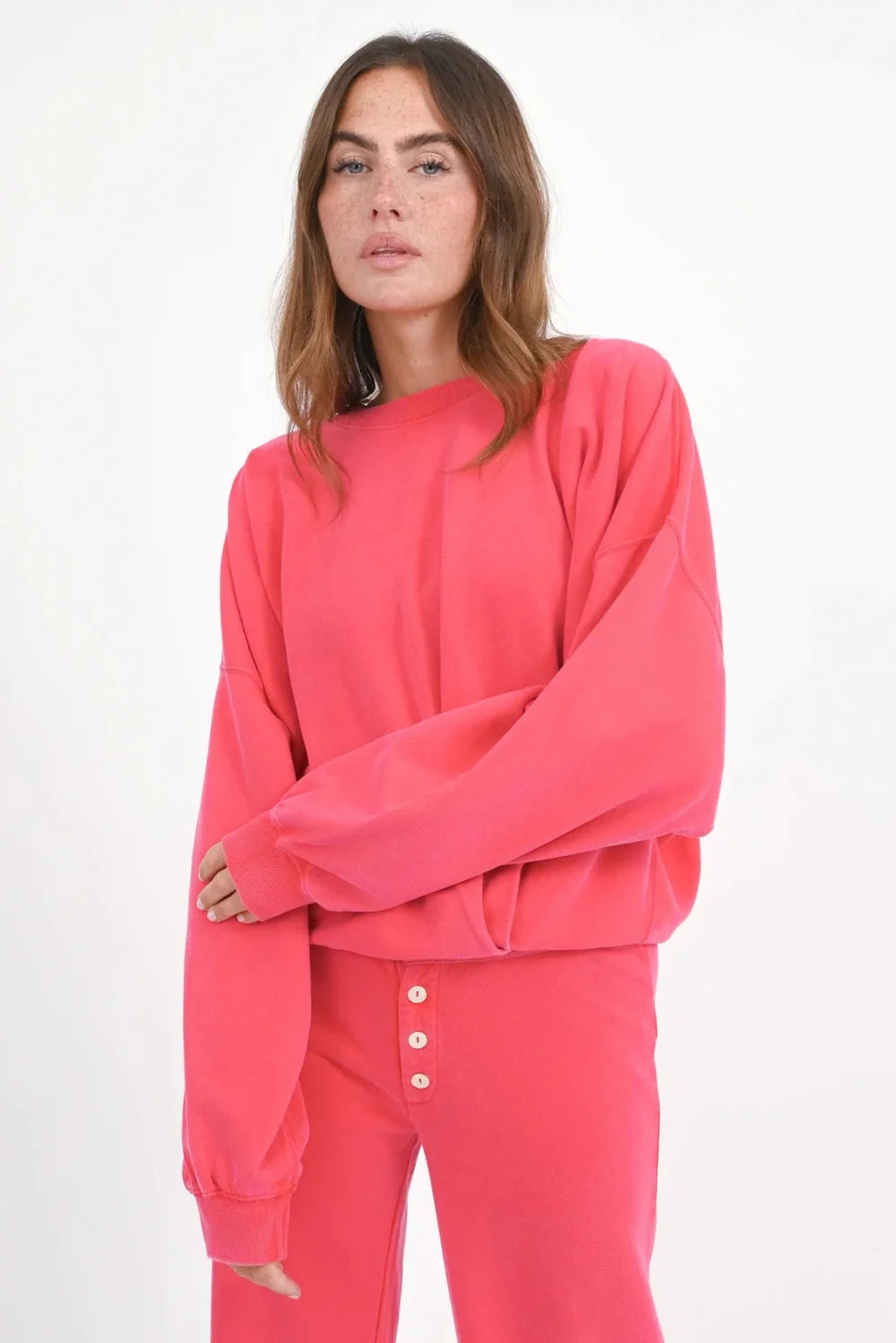 Sweatshirt "Belly" geranium