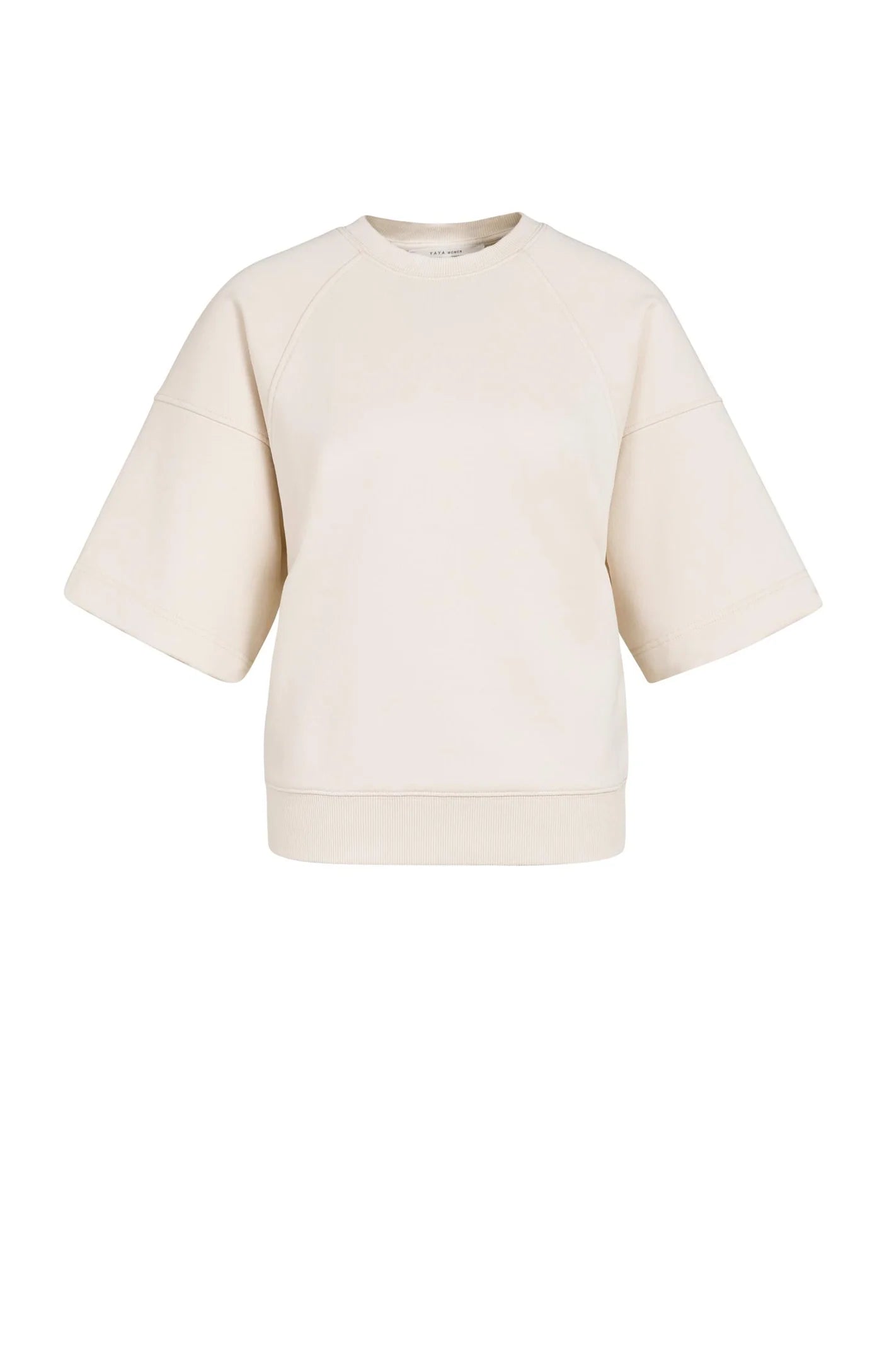 Gewaschenes Kurzarm-Sweatshirt