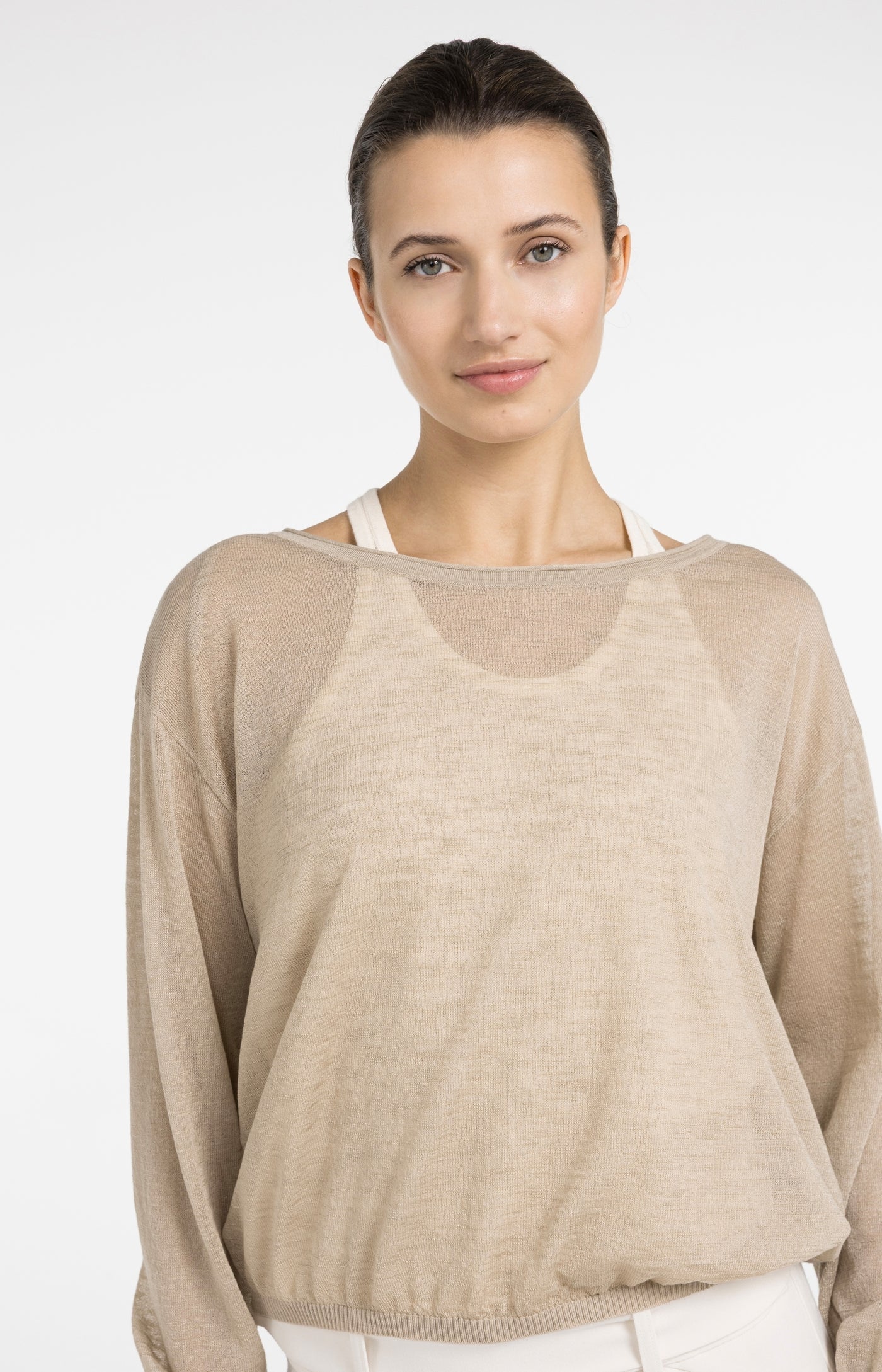 Pullover mit passendem Trägertop