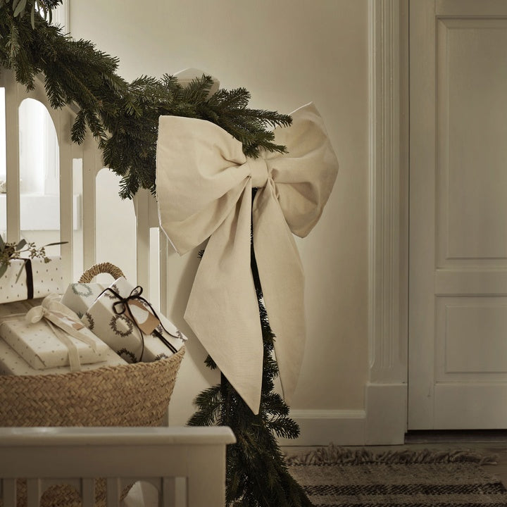 Christmas Bow "Cream-XL"